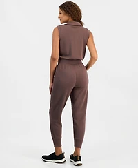 Id Ideology Women's Zip-Front Sleeveless Jumpsuit, Macy's Exclusive