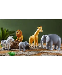 Haba Little Friends Elephant - Chunky Plastic Zoo Animal Toy Figure (4.5" Tall)