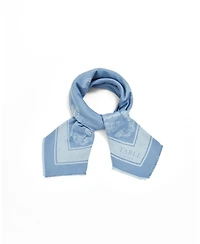 Fable England Women's Butterfly Jacquard Square Scarf