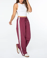 Celebrity Pink Women's Side Stripe Track Pants