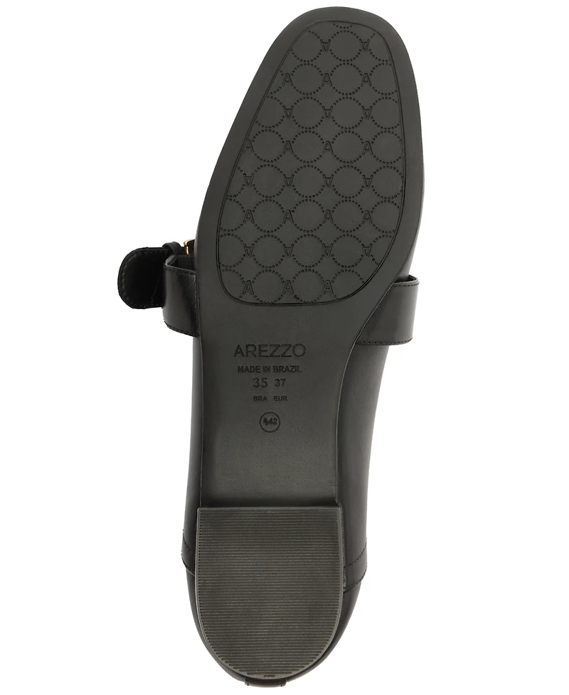 Arezzo Women's Kenny Mary Jane Ballet Flats