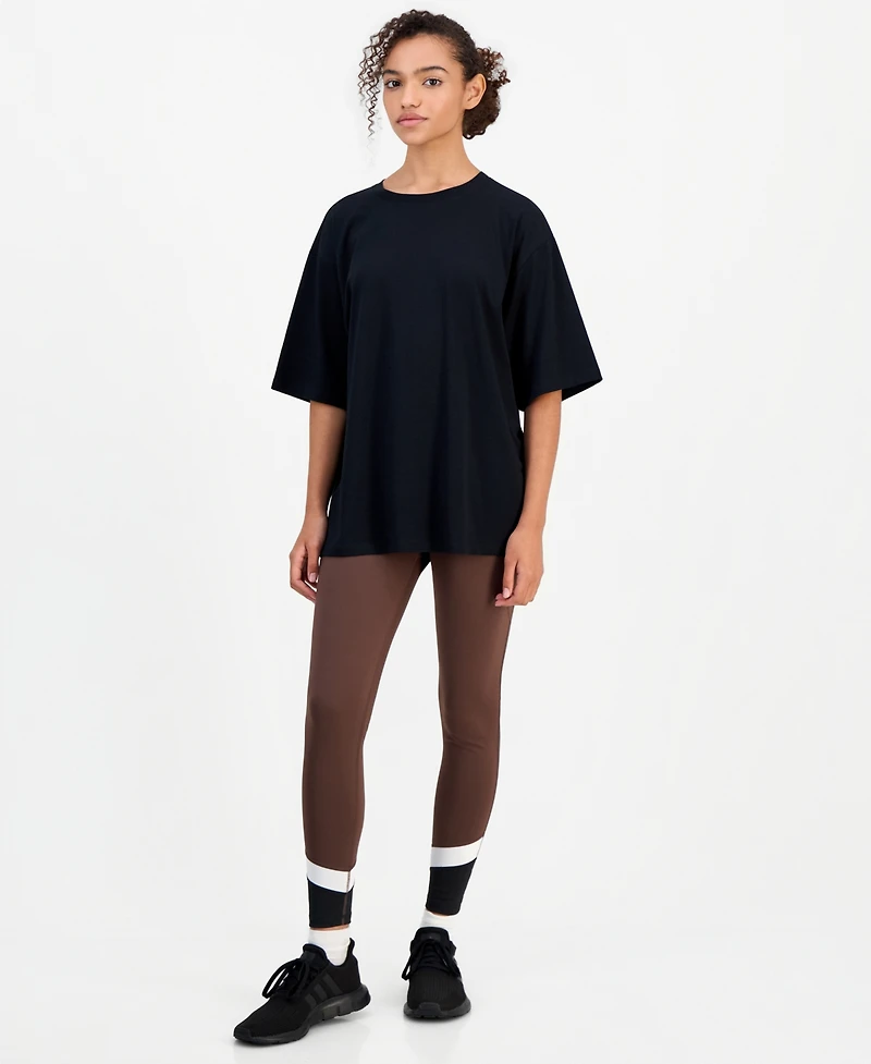 Id Ideology Women's Boyfriend Cotton-Blend Short-Sleeve T-Shirt, Macy's Exclusive