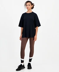 Id Ideology Women's Boyfriend Cotton-Blend Short-Sleeve T-Shirt, Macy's Exclusive