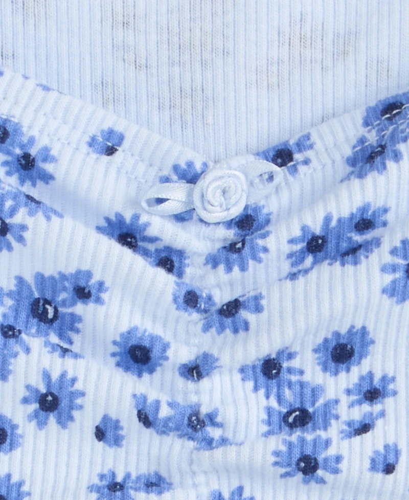 Epic Threads Girls' 4-16 Long-Sleeve Floral-Print Sweetheart-Neckline T-Shirt, Macy's Exclusive