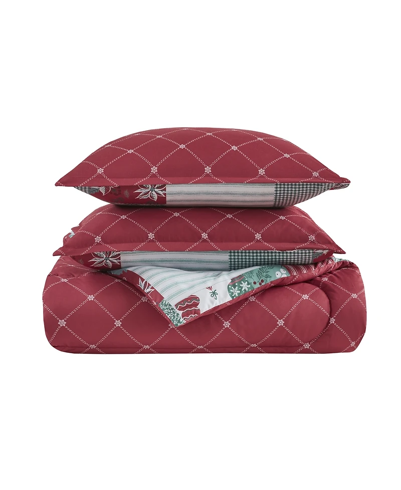Macy's Neve Patchwork 3-Piece Comforter Sets