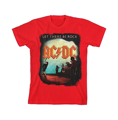 Ac/Dc Boy's Xs - Xl Let There Be Rock Acdc Youth T-Shirt