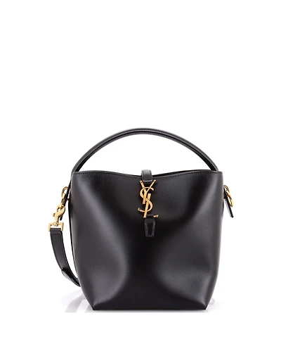Pre-Owned Saint Laurent Mini Le 37 Bucket Bag Leather
