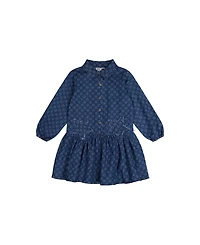 Deux par Little and Big Girl 6-14Y Shirt Dress Smiley Print