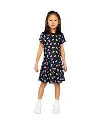 Deux par Toddler Girl 2T-5T Short Sleeve Dress Printed Gummy Bears