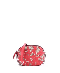 Pre-Owned Gucci Mini Chain Crossbody Bag Arabesque Gg Coated Canvas with Leather