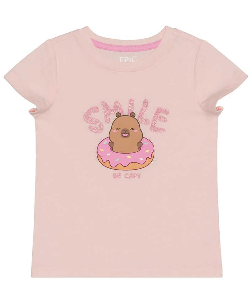 Epic Threads Toddler Girls' 12M-5T Smile Short-Sleeve T-Shirt