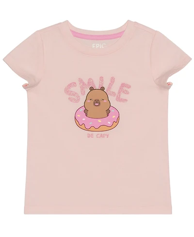 Epic Threads Toddler Girls' 12M-5T Smile Short-Sleeve T-Shirt