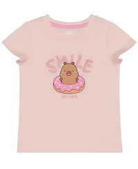 Epic Threads Toddler Girls' 12M-5T Smile Short-Sleeve T-Shirt