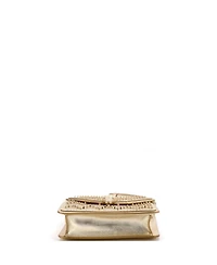 Pre-Owned Bvlgari Small Serpenti Forever Square Shoulder Bag Full Studded Leather