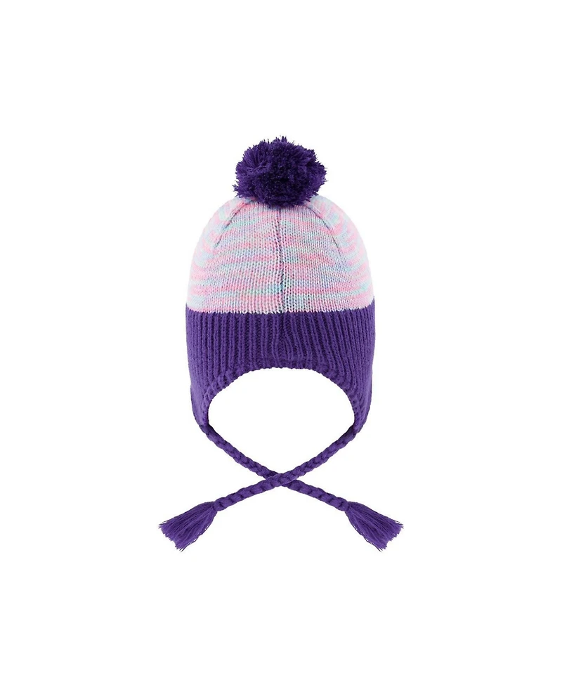 Deux par Deux Little and Big Girl (5Y - 14Y) Winter Peruvian Knit Hat