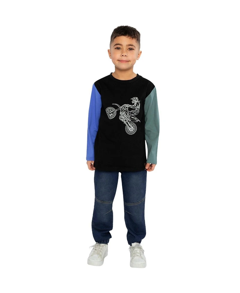 Deux par Toddler Boys (2T-5T) Long Sleeve T-Shirt