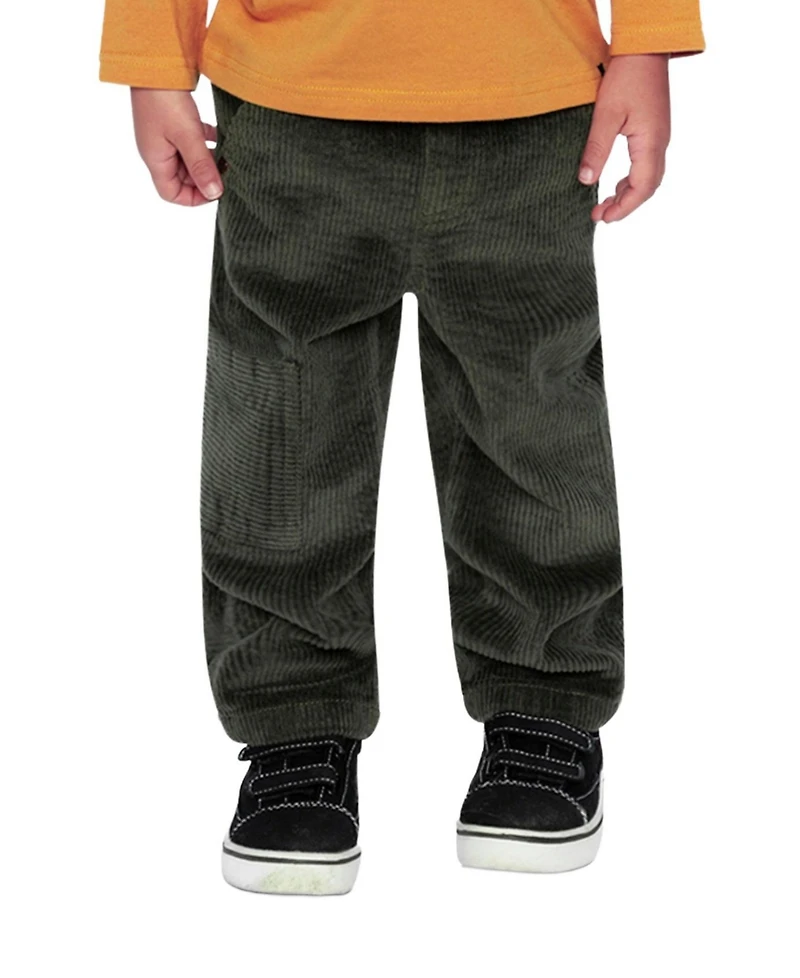 Deux par Little and Big Boy Stretch Corduroy Pants with Cargo Pocket