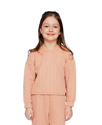 Deux par Toddler Girls' (2T-5T) Jacquard Sweatshirt