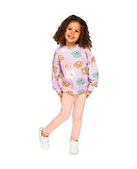 Deux par Toddler Girls' (2T-5T) Printed Sweatshirt