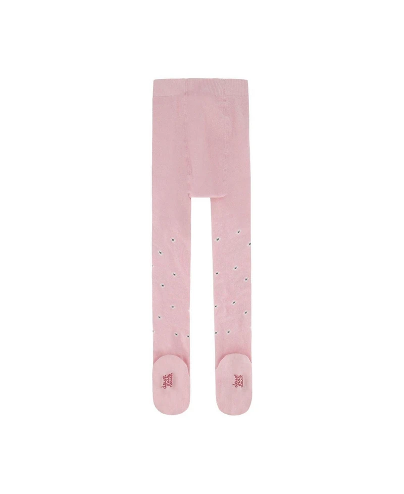 Deux par Deux Toddler Girl ( size 3,4 ) Knit Tights Pale Dusty