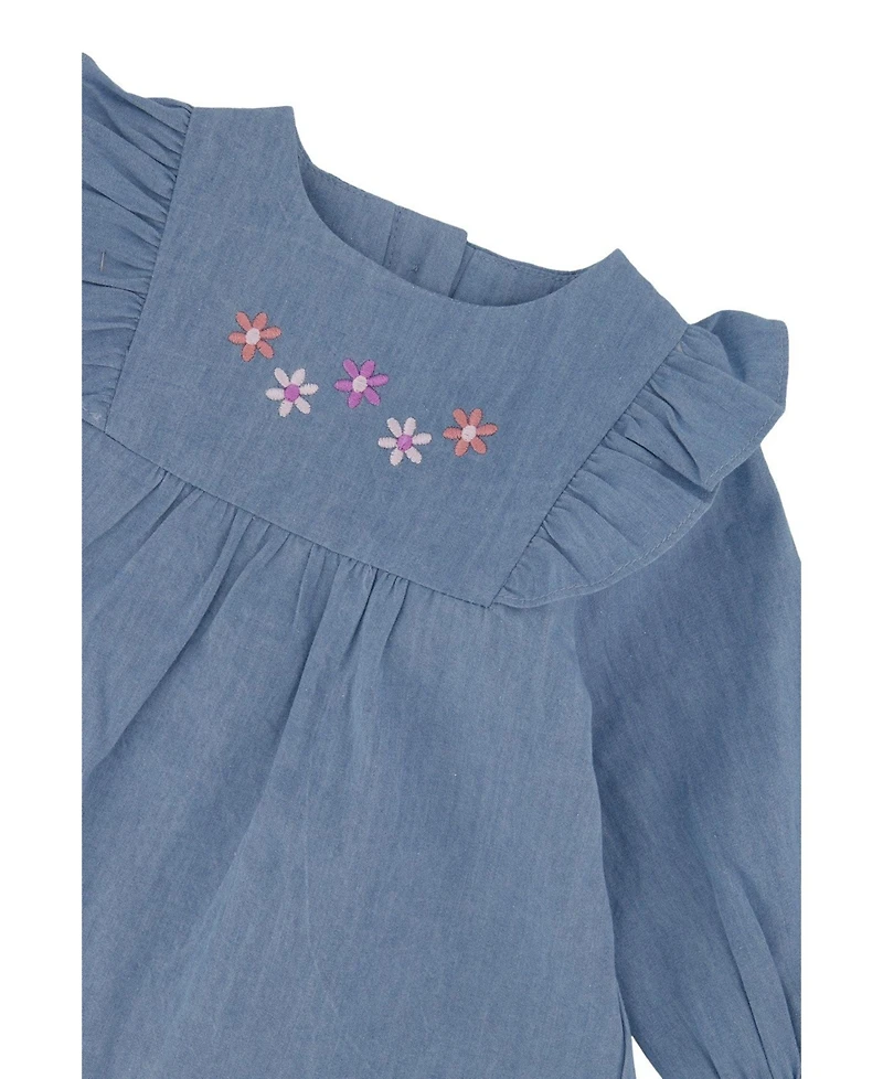 Deux par Baby Girl (3M-24M) Chambray Dress