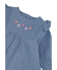 Deux par Baby Girl (3M-24M) Chambray Dress