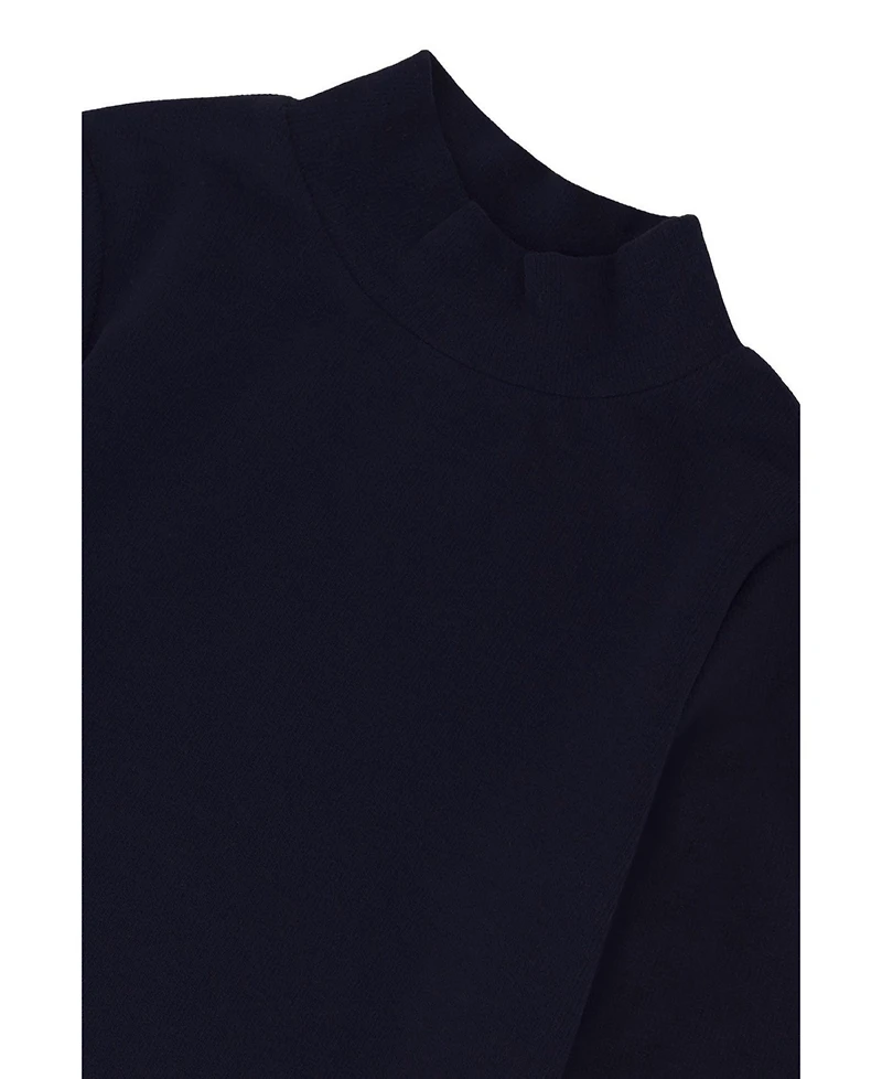 Deux par Toddler Girl (2T-5T) Brushed Rib Mock Neck