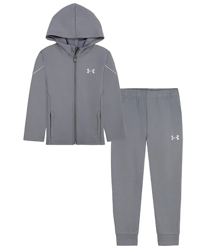 Under Armour Boys' 2T-7 Full-Zip Hoodie and Joggers, 2-Piece Set