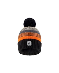 Deux par Deux Little and Big Boy 5-14 Winter Knit Hat with Pompom