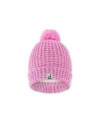 Deux par Deux Kids & Baby Toddler Girl 2-4 Winter Knit Hat with Pompom