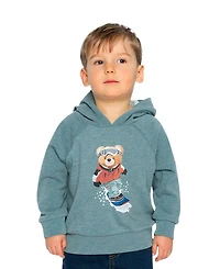 Deux par Little and Big Boy 6-8 Years Hoodie with Screenprint