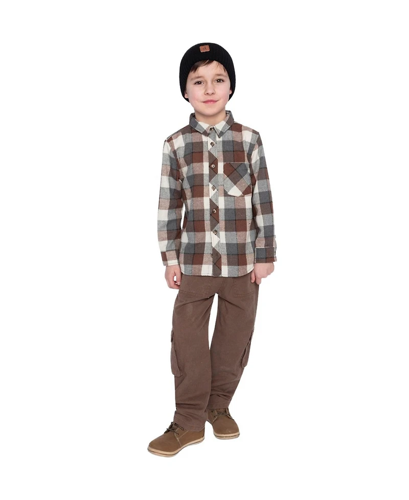 Deux par Toddler Boys 2T - 5T Flannel Shirt