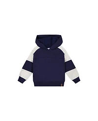 Deux par Deux Toddler Boys 2T-5T Hooded Striped Fleece Cardigan
