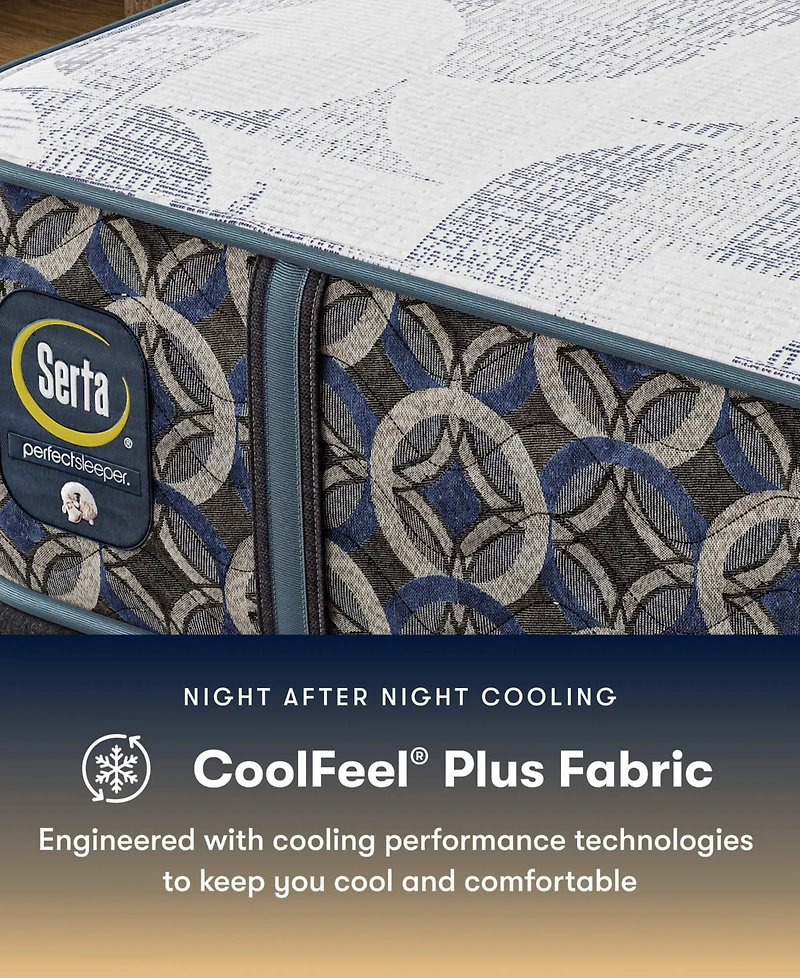Serta Perfect Sleeper North Coast 14.5" Hybrid Plush Tight Top Mattress Set