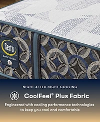 Serta Perfect Sleeper North Coast 14.5" Hybrid Plush Tight Top Mattress Set