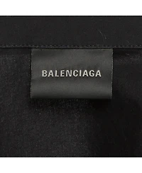 Pre-Owned Balenciaga Women's Oversized Logo Popover Shirt