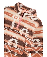 Deux par Toddler Girls (2-5)Mid-Season Plush Pullover Jacket Aztec