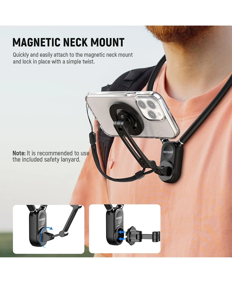 Neewer GP16 Camera Mounting Accessory for select GoPro, Dji and Insta360 action cameras