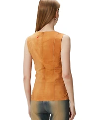 Pcfg Women's Cotton Slit Detailed Top