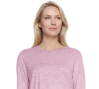 Skechers Women's Swift Stripe Long-Sleeve Crewneck T-Shirt