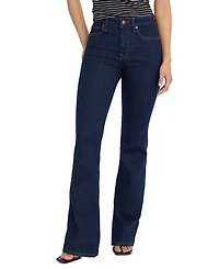 Good American Women's Mid-Rise Flared Jeans, Regular & Plus