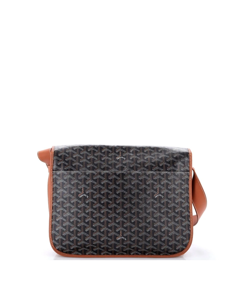 Pre-Owned Goyard Gm Belvedere Messenger Bag Coated Canvas
