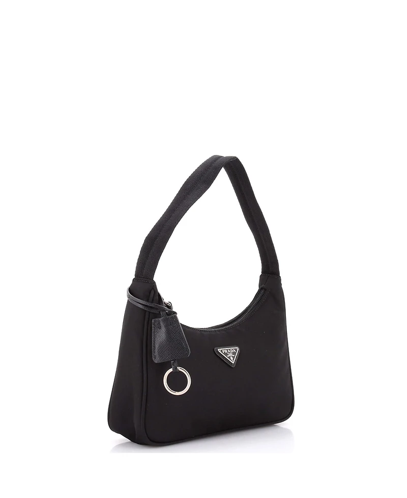 Pre-Owned Prada Mini Re-Edition 2000 Hobo Tessuto