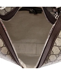 Pre-Owned Gucci Medium Attache Shoulder Bag Gg Coated Canvas