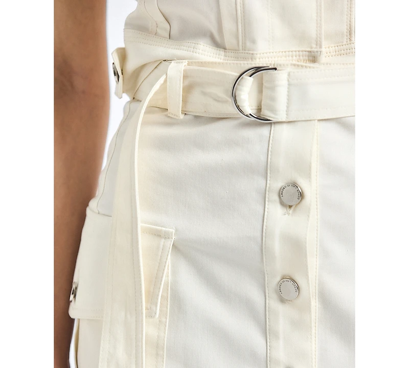 Derek Lam 10 Crosby Women's Joelle Stretch Twill Utility Cargo Skirt