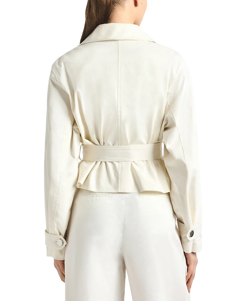 Derek Lam 10 Crosby Women's Renata Cropped Trench Jacket