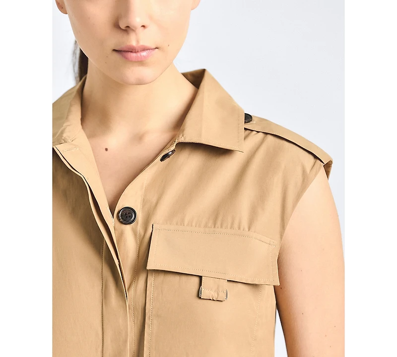 Derek Lam 10 Crosby Women's Sequoia V-Neck Button-Down Dress