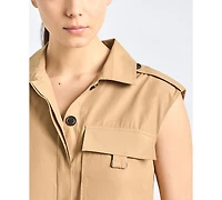 Derek Lam 10 Crosby Women's Sequoia V-Neck Button-Down Dress