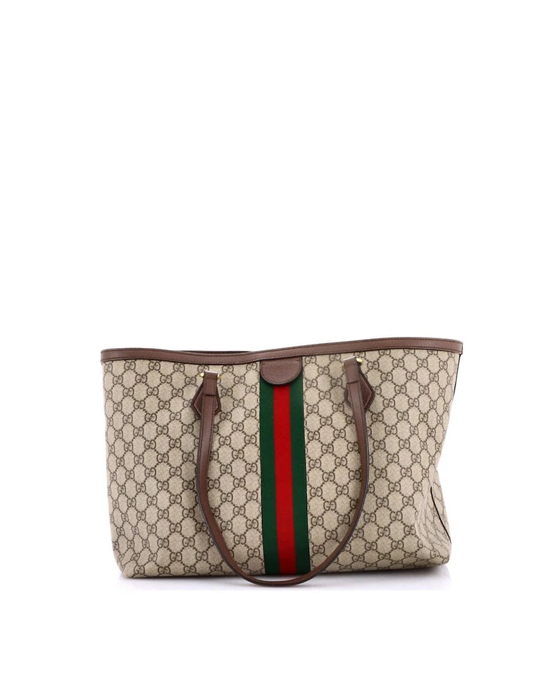 Pre-Owned Gucci Medium Ophidia Shopping Tote Gg Coated Canvas