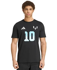 adidas Men's Lionel Messi's historic crewneck T-shirt